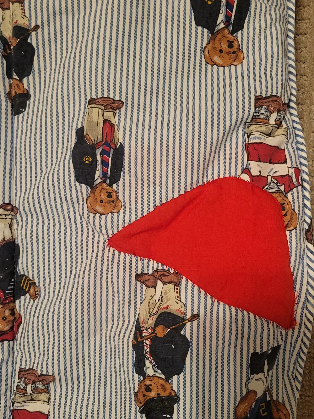 Ralph Lauren Polo Bear Twin Size Comforter